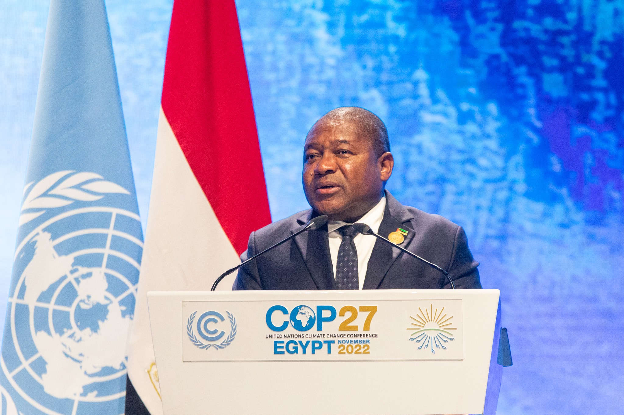 NA COP27,  Presidente Nyusi pede financiamento para restaurar a biodiversidade.